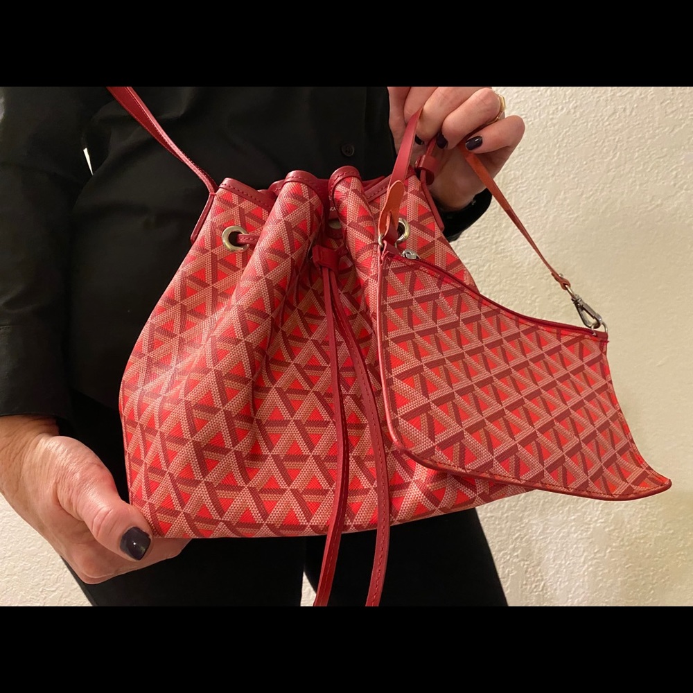 Supper cute Red Lancaster bag!